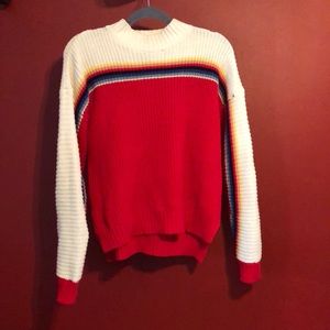 Forever 21 striped knit sweater size M